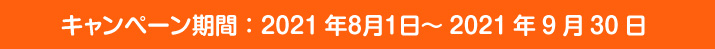 キャンペーン期間