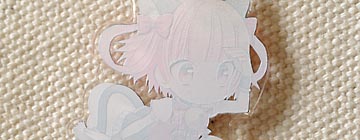 アクリルキーホルダー裏面