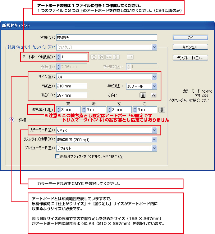 Illustratorでカラー表紙を作成する 総合力no1の同人誌印刷所 サンライズ Illustratorでカラー表紙を作成する 総合力no1の同人誌印刷所 サンライズ