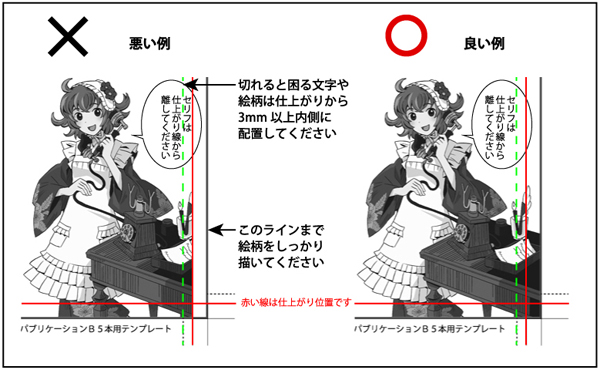 原稿の基礎 同人誌印刷 グッズ印刷ならサンライズ