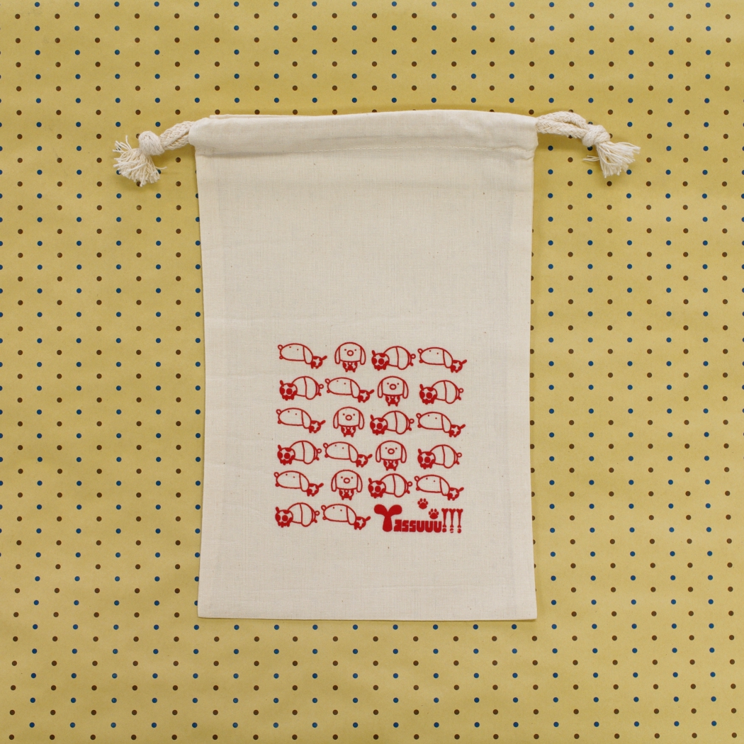 シルクプリントmini コットン巾着M | 小ロット対応！オリジナル印刷  