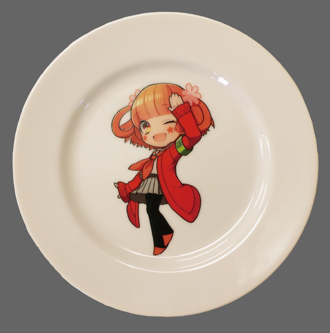オリジナル絵皿印刷