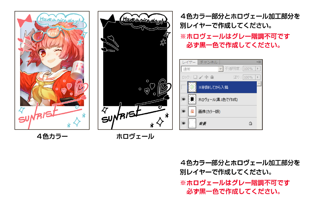 ホロヴェール原稿説明