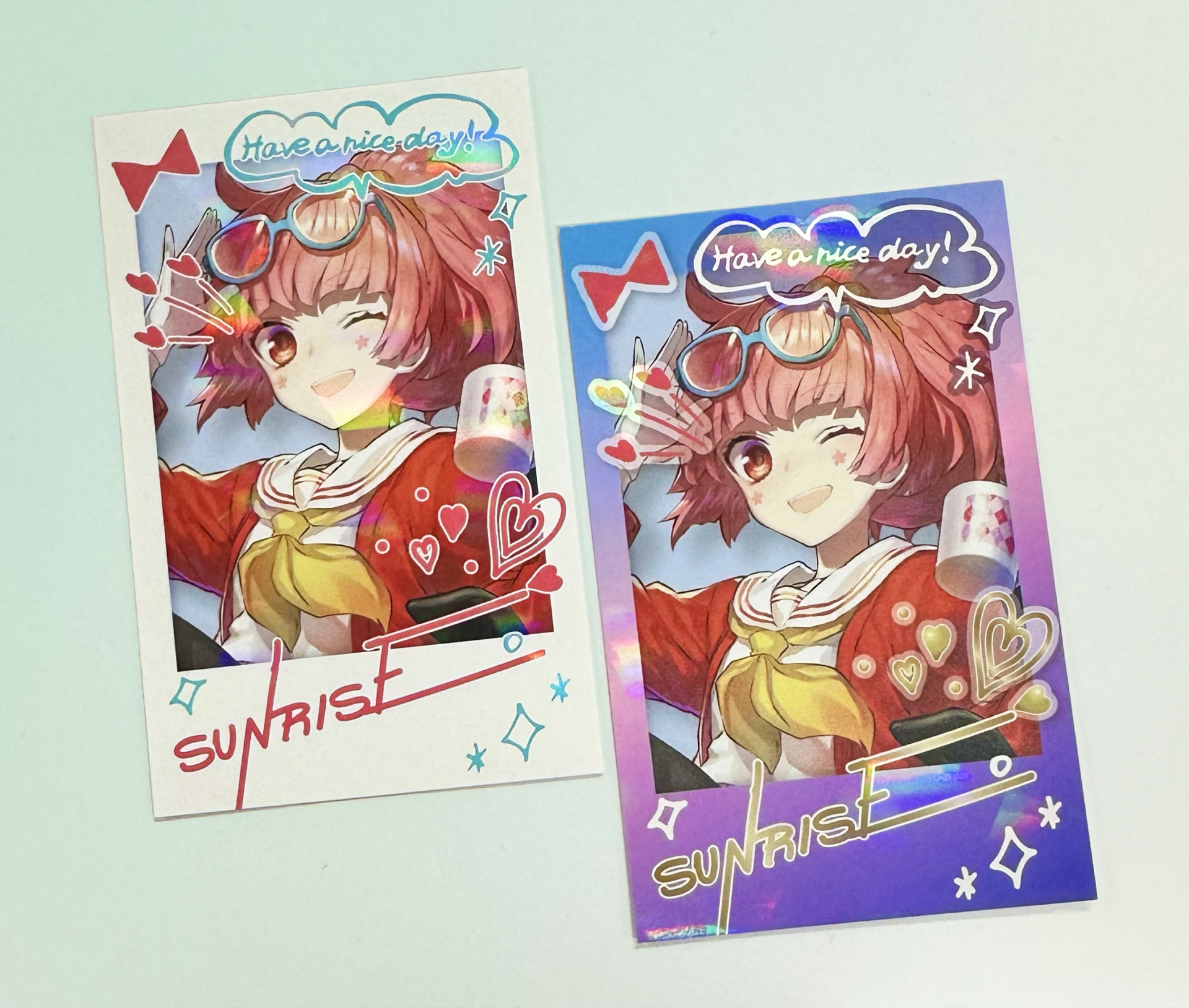 ホロヴェールのチェキ風カード(限定企画)