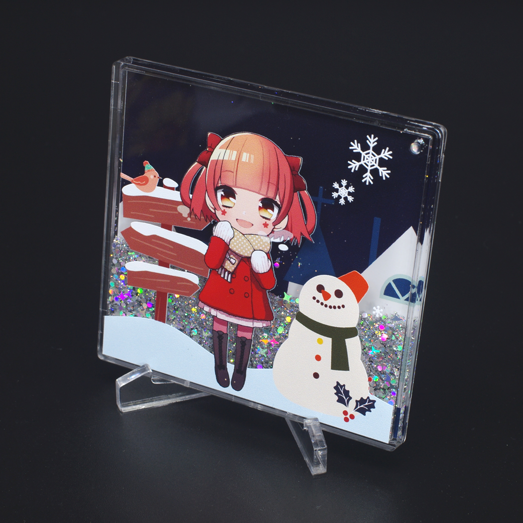 ラメリキッドプレート二層印刷