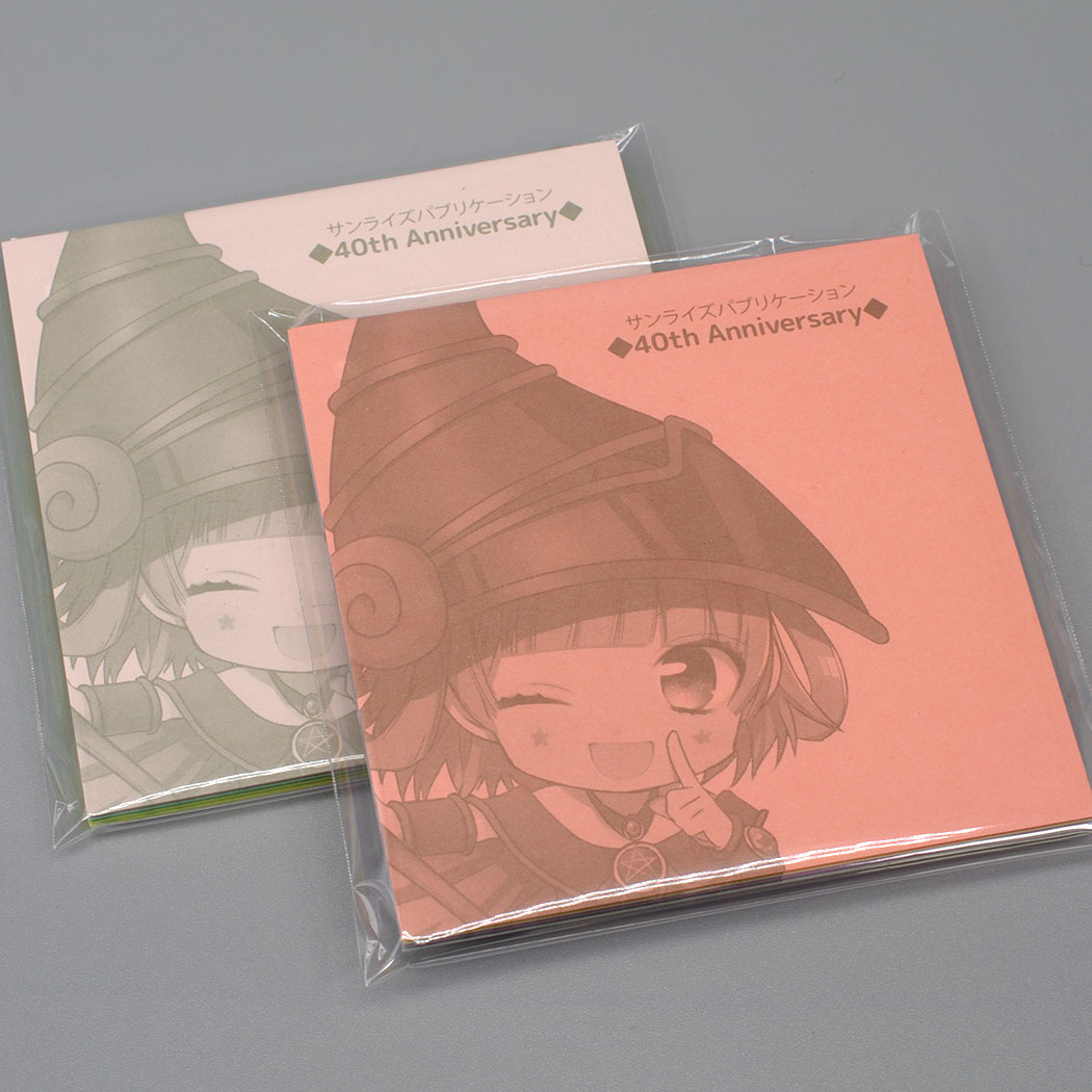 【特別企画商品】色上質４色使用 １色刷りメモパッド